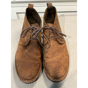 Men's Target Merona Brown Leather Chukka Boots Size 10.5